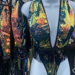 Rave or costume bodysuit